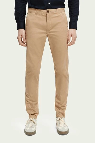 Scotch And Soda Chino Slim Mott Beige - Afbeelding 2