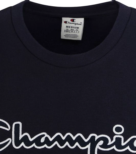 Champion Sweater Script Donkerblauw Logo - Afbeelding 4