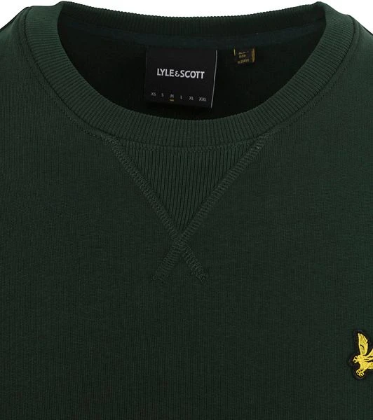 Lyle & Scott Trui Donker Groen - Afbeelding 2