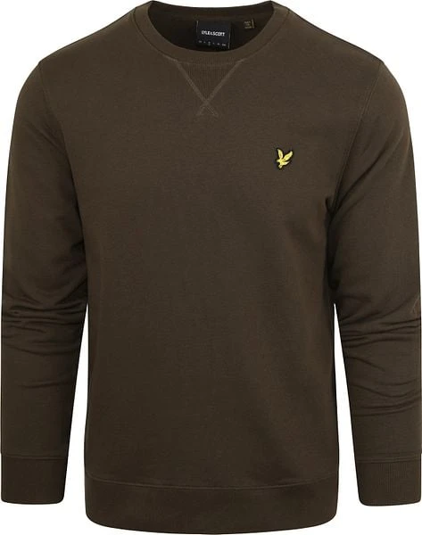 Lyle & Scott Trui Olive - Afbeelding 6