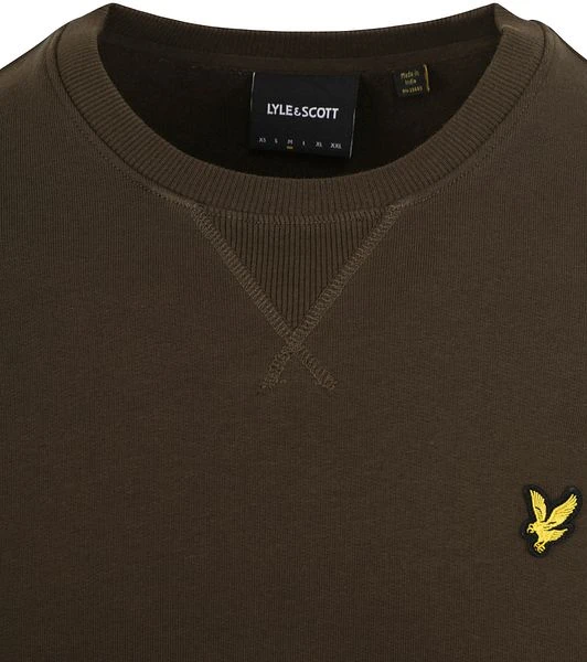Lyle & Scott Trui Olive - Afbeelding 3