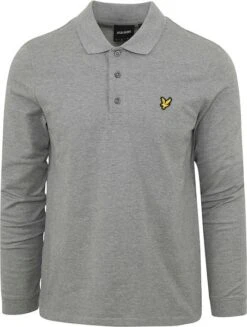 Lyle And Scott Longsleeve Polo Grijs