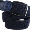 Geweven Riem Donkerblauw