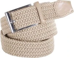 Gevlochten Riem Beige