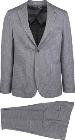 Suitable Kostuum Jersey Grijs