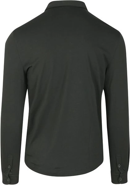 Profuomo Groene Longsleeve Polo - Afbeelding 4