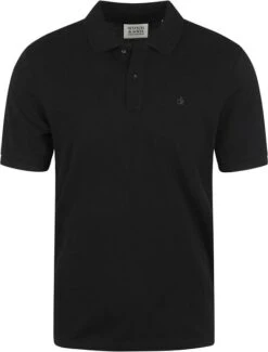Scotch And Soda Polo Pique Zwart