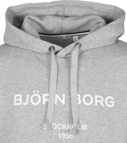 Bjorn Borg Hoodie Grijs Logo - Afbeelding 4