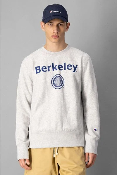 Champion Sweater Logo Berkely Grijs - Afbeelding 2