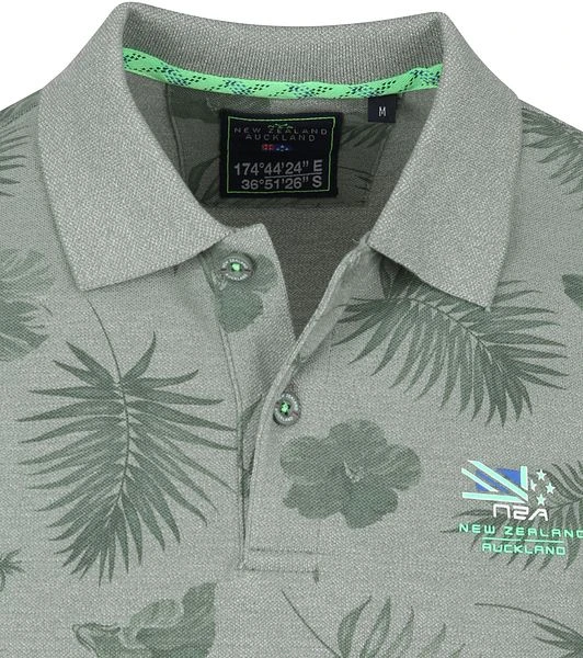 NZA Polo LS Rotokaha Groen - Afbeelding 2