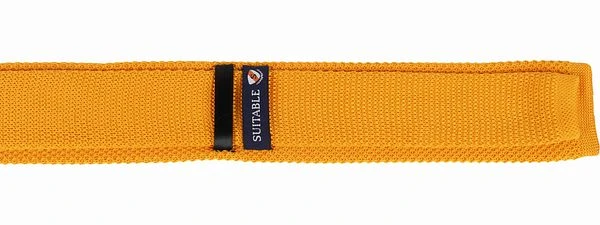 Suitable Knitted Stropdas Geel TK-03 - Afbeelding 3