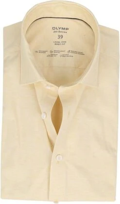 OLYMP Lvl 5 24/Seven Overhemd Geel