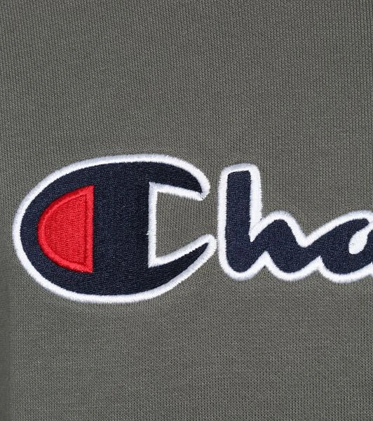 Champion Sweater Script Logo Donkergroen - Afbeelding 5