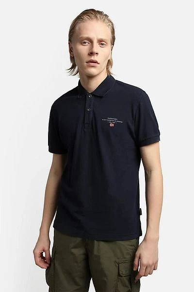 Napapijri Polo Elbas Navy Blauw - Afbeelding 2
