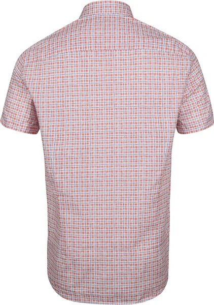 State Of Art Shortsleeve Overhemd Rood Geruit - Afbeelding 6