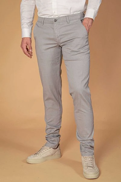 Suitable Chino Pico Grijs - Afbeelding 2