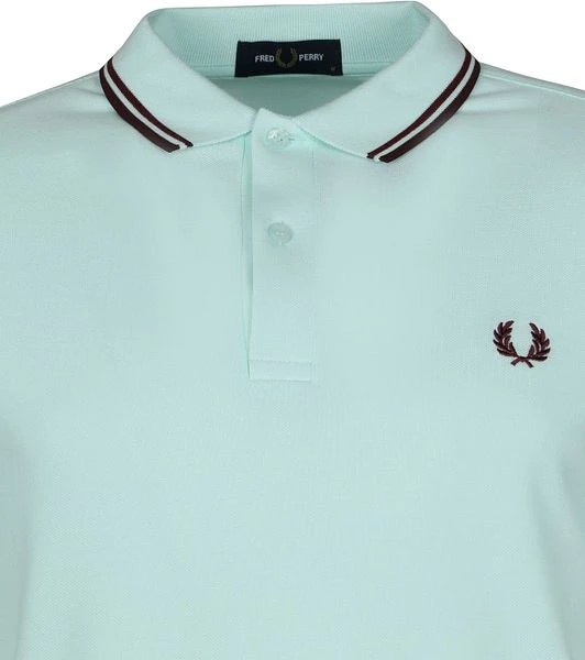Fred Perry Polo Lichtblauw M3600 - Afbeelding 2