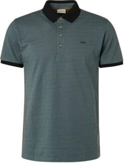 No-Excess No Excess Polo Print Staalblauw