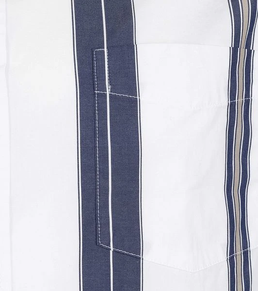 State Of Art Shortsleeve Overhemd Blauw Gestreept - Afbeelding 4