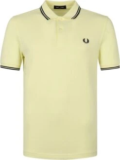 Fred Perry Polo M3600 Tipped Geel