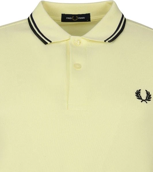 Fred Perry Polo M3600 Tipped Geel - Afbeelding 6