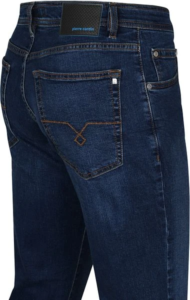 Pierre Cardin Lyon 5 Pocket Denim Jeans Donkerblauw - Afbeelding 3