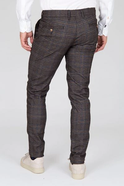 Suitable Chino Pico Ruiten Bruin - Afbeelding 6