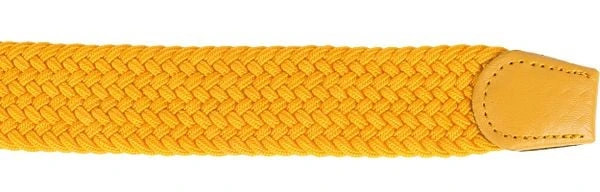 Suitable Geweven Riem Geel - Afbeelding 6