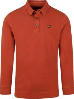 PME Legend Longsleeve Pique Polo Rood