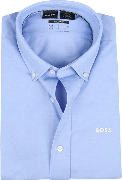 Hugo Boss Overhemd Uni Lichtblauw - Afbeelding 4