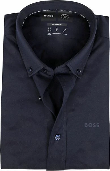 Hugo Boss Overhemd Uni Donkerblauw - Afbeelding 4