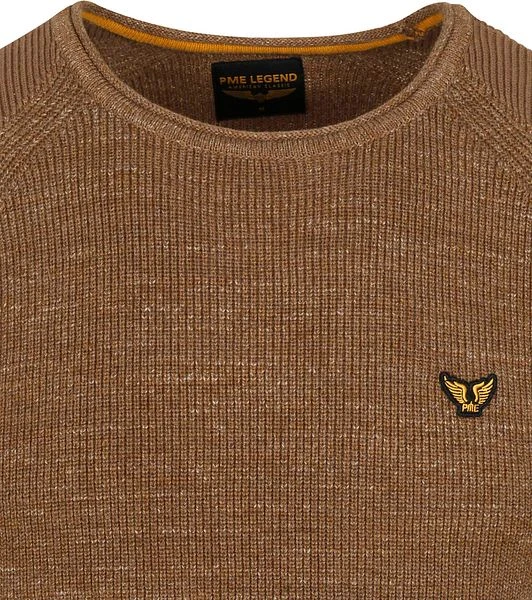 PME Legend Trui Knitted Bruin - Afbeelding 4