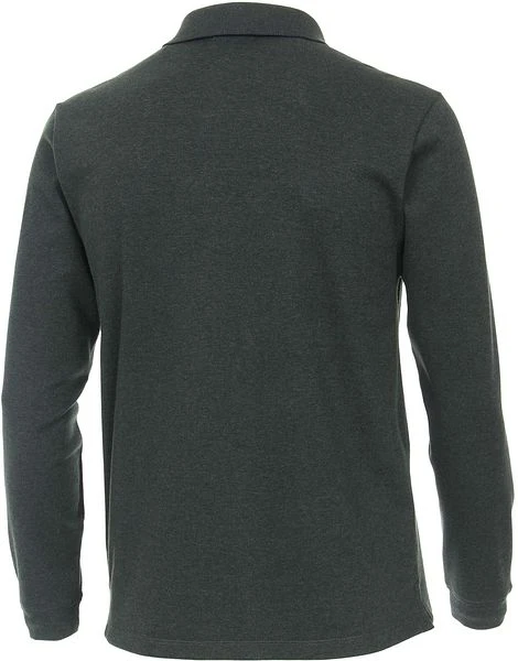 Casa Moda Polo LS Donkergroen - Afbeelding 4