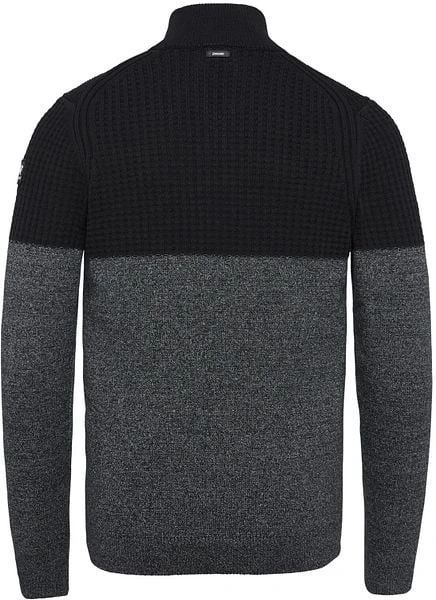 Vanguard Trui Half Zip Zwart Grijs - Afbeelding 4