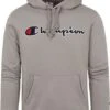 Champion Hoodie Logo Grijs