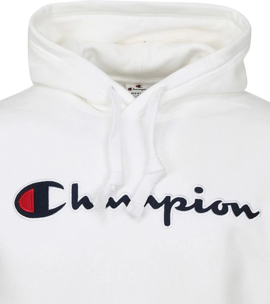 Champion Hoodie Logo Wit - Afbeelding 4