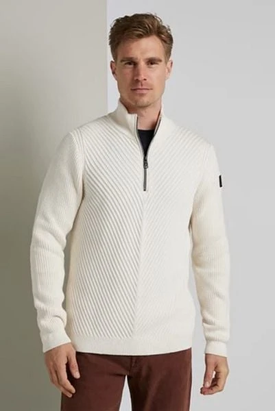 Vanguard Trui Half Zip Off-White - Afbeelding 6