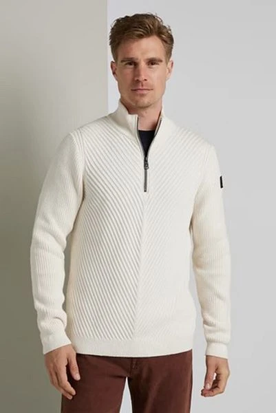 Vanguard Trui Half Zip Off-White - Afbeelding 2