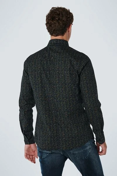 No-Excess No Excess Overhemd Patroon Donkerblauw - Afbeelding 3