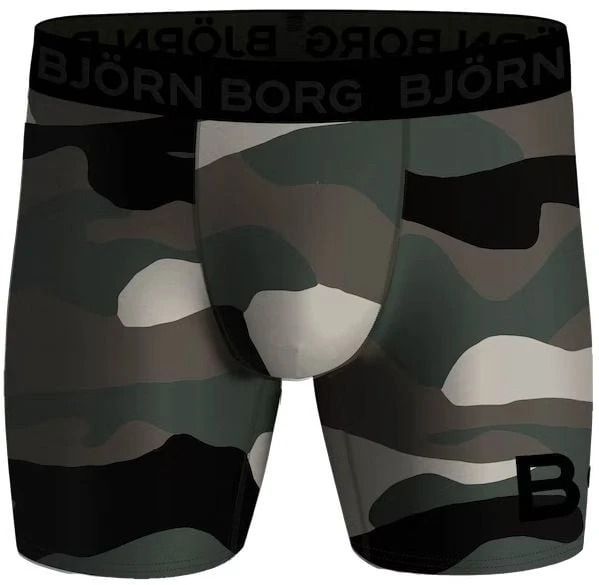 Bjorn Borg Performance Boxers 2-Pack Zwart Legergroen - Afbeelding 6