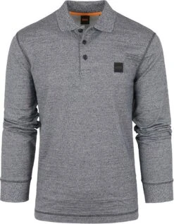 Hugo Boss Peheather LS Polo Grijs