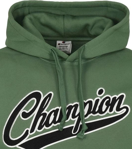 Champion Hoodie College Logo Groen - Afbeelding 6