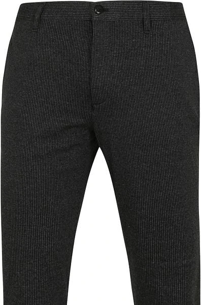 Alberto Rob Stretch Chino Antraciet Gestreept - Afbeelding 6