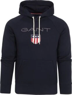 Gant Hoodie Shield Navy