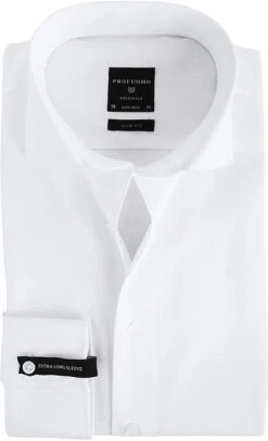 Profuomo Shirt SL7 Cutaway Wit