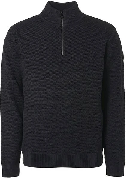 No-Excess No Excess Half Zip Trui Navy - Afbeelding 6
