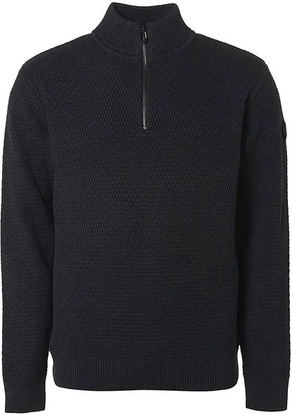 No-Excess No Excess Half Zip Trui Navy