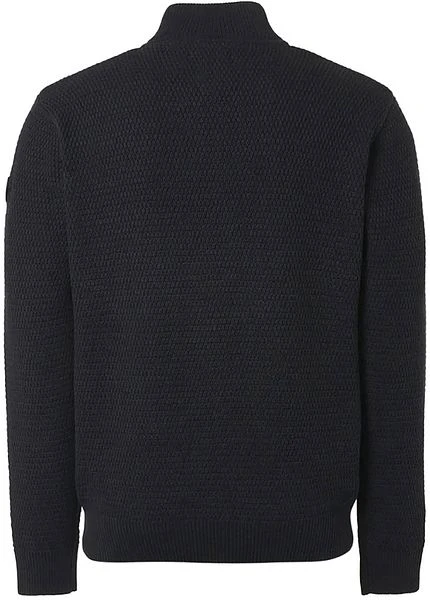 No-Excess No Excess Half Zip Trui Navy - Afbeelding 5