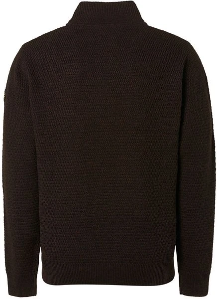 No-Excess No Excess Half Zip Trui Coffee - Afbeelding 5