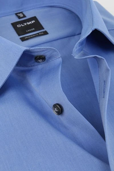 OLYMP Luxor Overhemd Modern Fit Blauw - Afbeelding 2